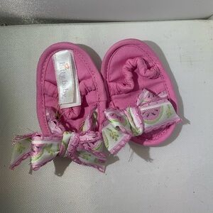 EUC American Girl Bitty Baby Twins 2011 Fresh & Fruity flip flops slippers shoes